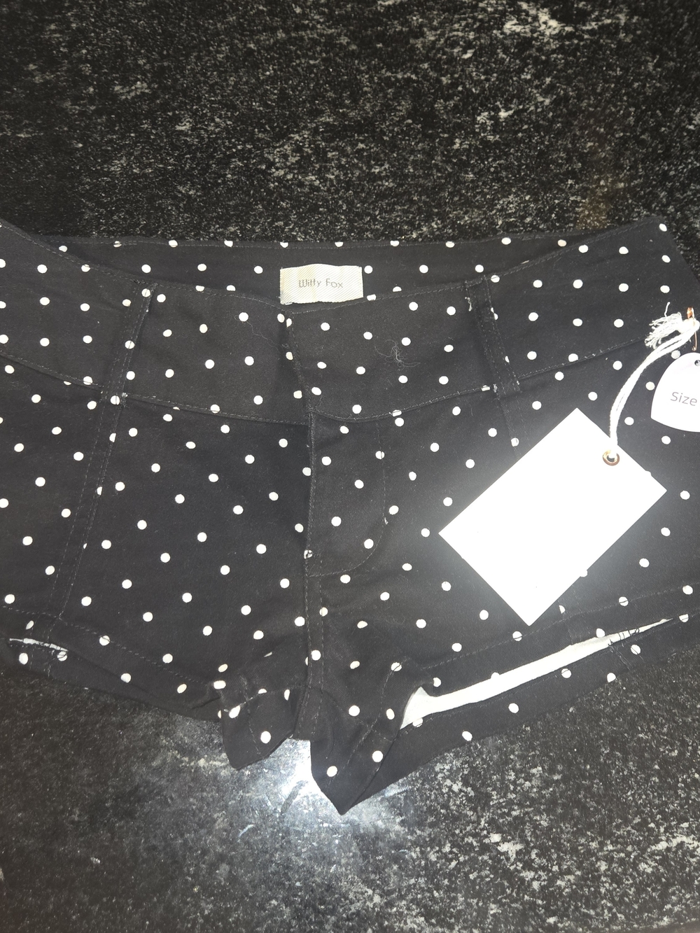 Lilly Fox Black Polka Dot Bike Shorts